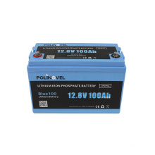 Polinovel Blue100 Lithium Li ion 12v 100ah Deep Cycle Lifepo4 RV Solar Marine Boat Battery Pack Akku